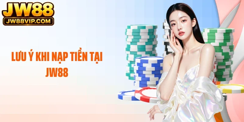 Lưu ý khi nạp tiền tại JW88